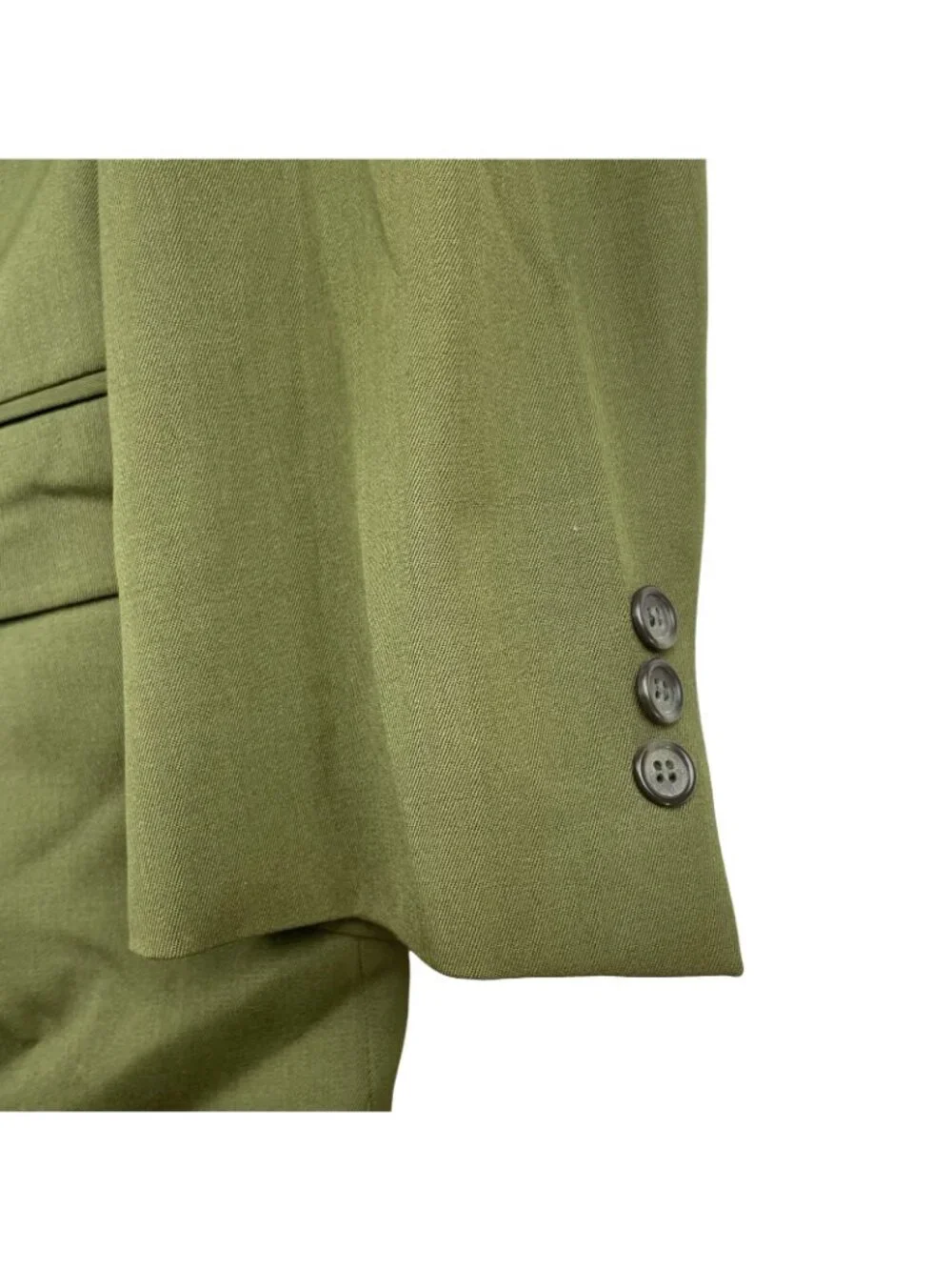 VTG Bugatchi x Michael Jordan Men's Double Breasted Blazer Olive Green • 42R US